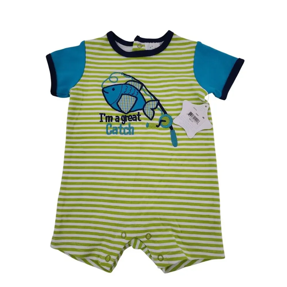 6M Bundle of4 short rompers